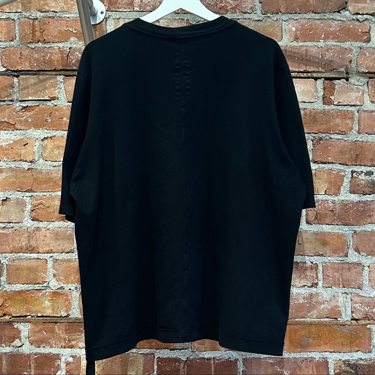 RICK OWENS FW25 CONCORDIANS DRKSHDW WALRUS CUT TEE ‘BLACK’