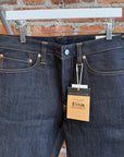 EVISU LOT 2000 DIACOCK PRINT DENIM 'INDIGO/BLACK'