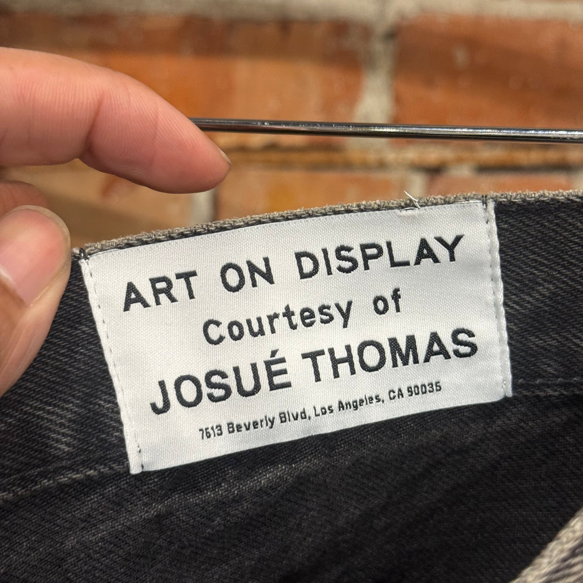 GALLERY DEPT. ZIP PAINTER DENIM ‘BLACK’
