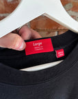 SUPREME FW22 BOX LOGO CREWNECK ‘BLACK/RED’