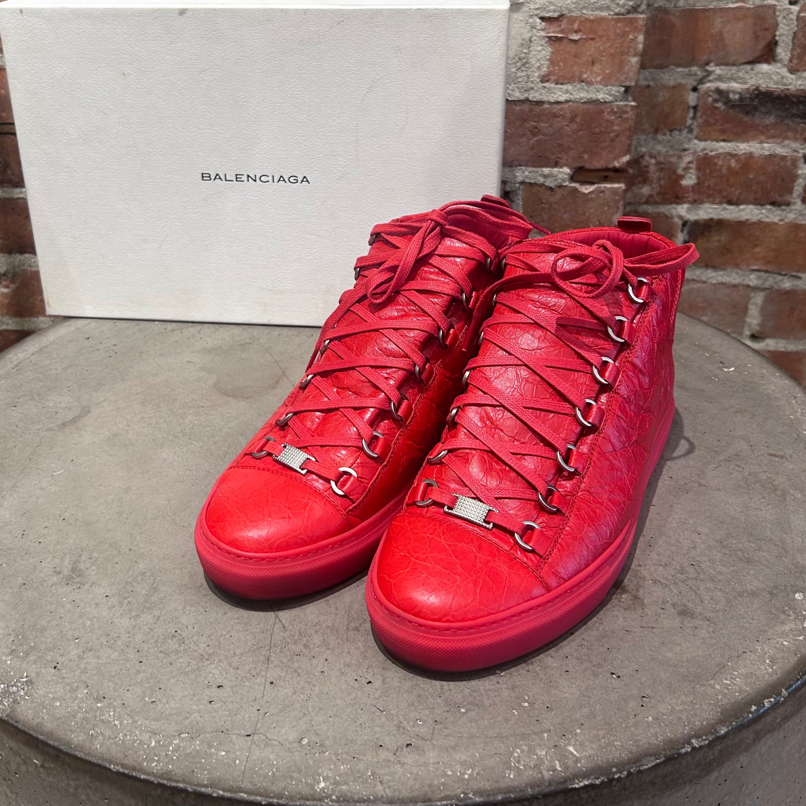 BALENCIAGA ARENA SNEAKERS 'RED' – Sadō Room