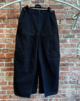 BALENCIAGA SS23 DOUBLE-WAIST MILITARY RIPSTOP CARGO APRON PANT ‘SLATE’
