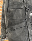 STUSSY WORKWEAR MULTI POCKET JACKET ‘WASHED BLACK’