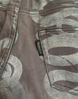 HYSTERIC GLAMOR 1990s SNAKE PRINT DENIM ‘GREY’