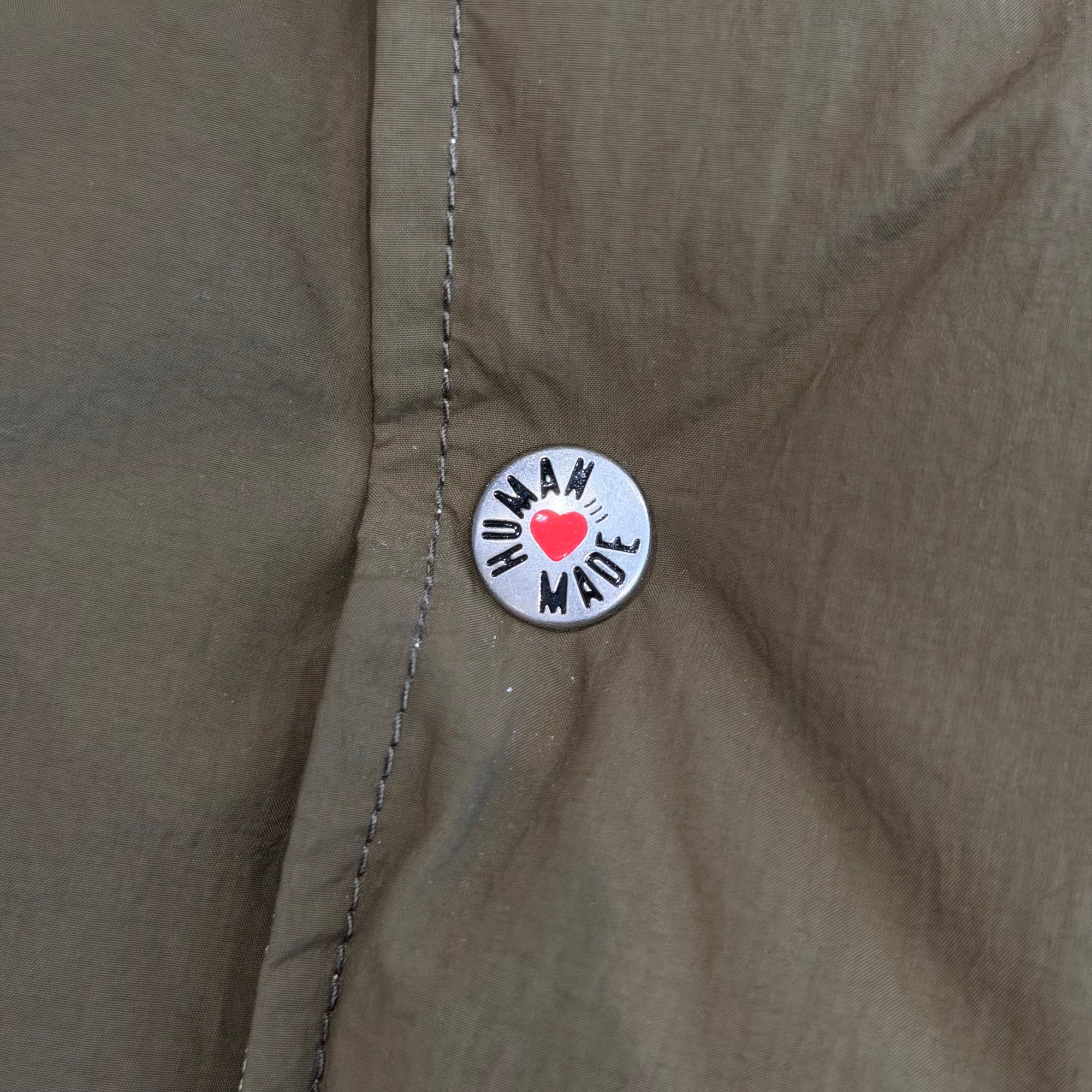 HUMAN MADE REVERSIBLE DOWN VEST ‘OLIVE’