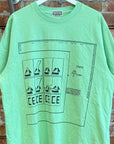 CAV EMPT CE GRID MACHINE TEE ‘LIME’
