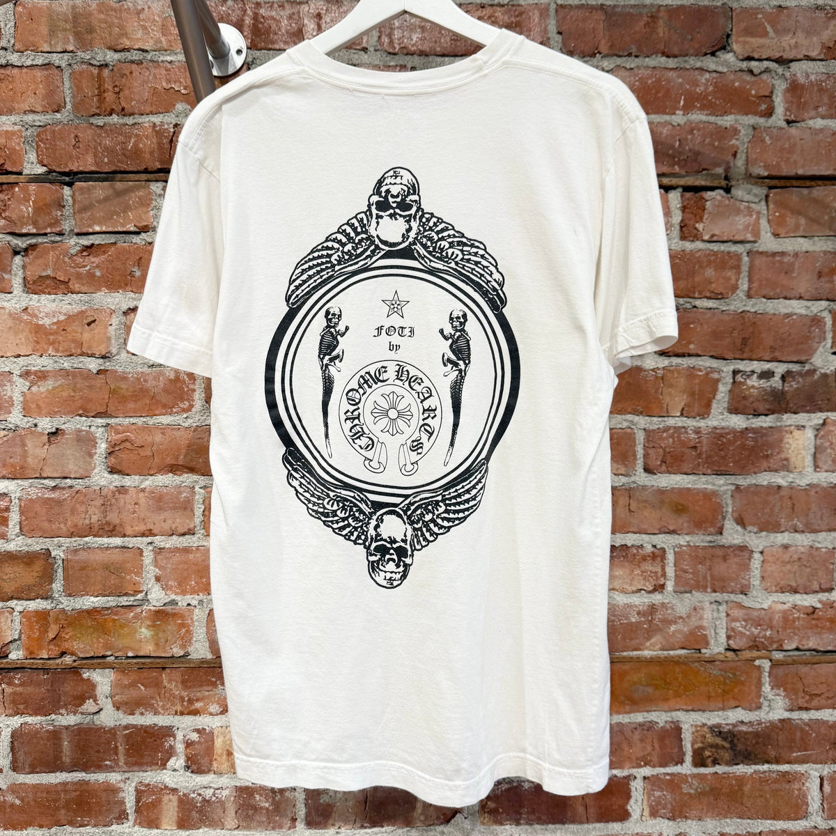 CHROME HEARTS VINTAGE SAMPLE FOTI MIRROR TEE ‘WHITE’