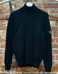 STONE ISLAND WOOL TURTLENECK ‘BLACK’