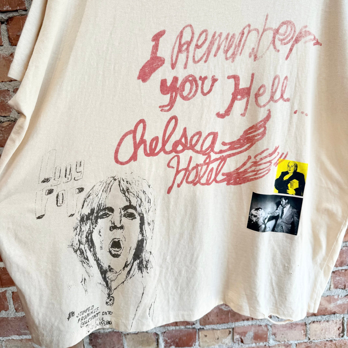 PALY HOLLYWOOD SS26 CHELSEAY HOTEL TEE ‘CREAM/BROWN’