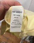 RAF SIMONS PATCH LOGO DENIM JACKET ‘YELLOW’