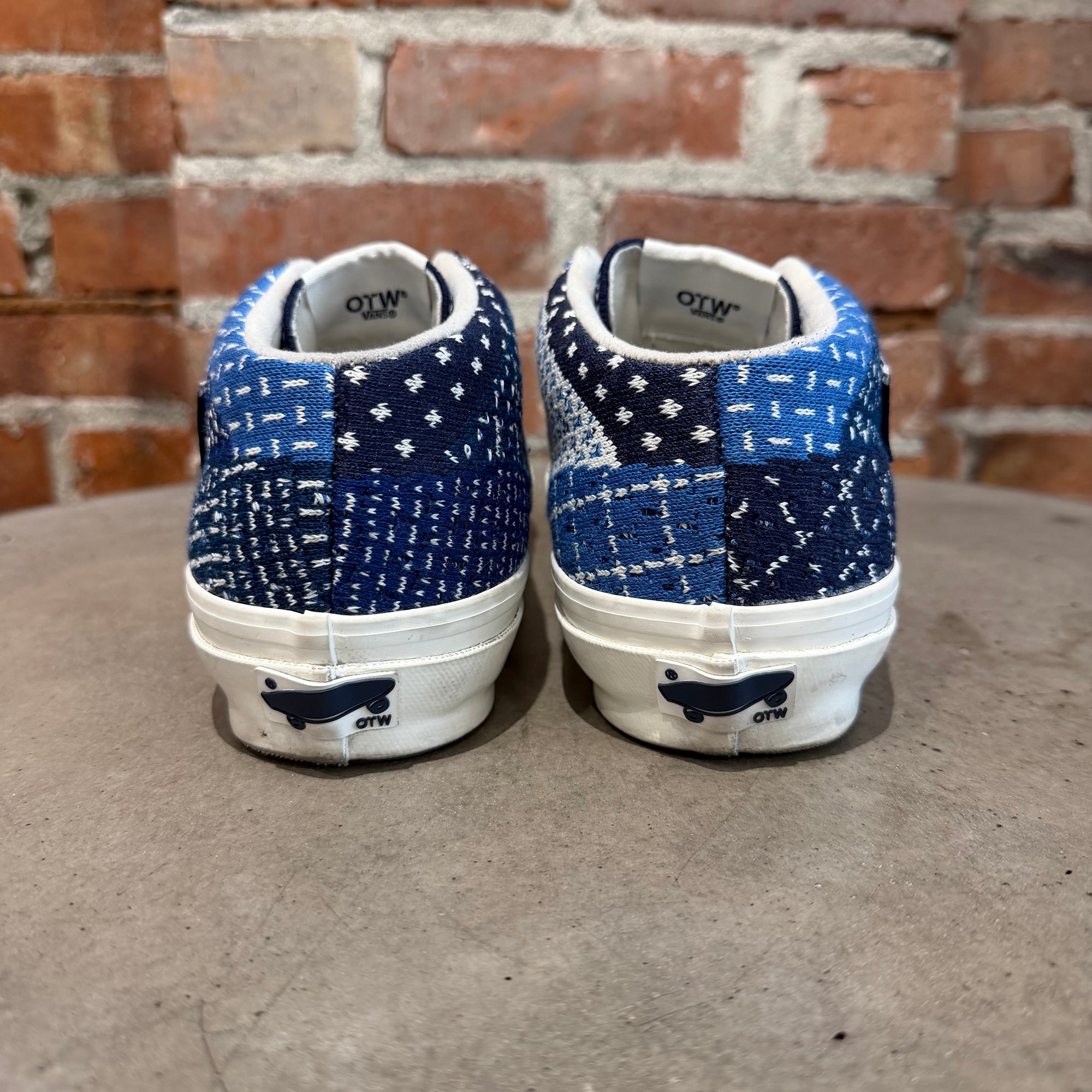 VANS X FDMTL PREMIUM LX SASHIKO HALF CAB SNEAKERS ‘BLUE’