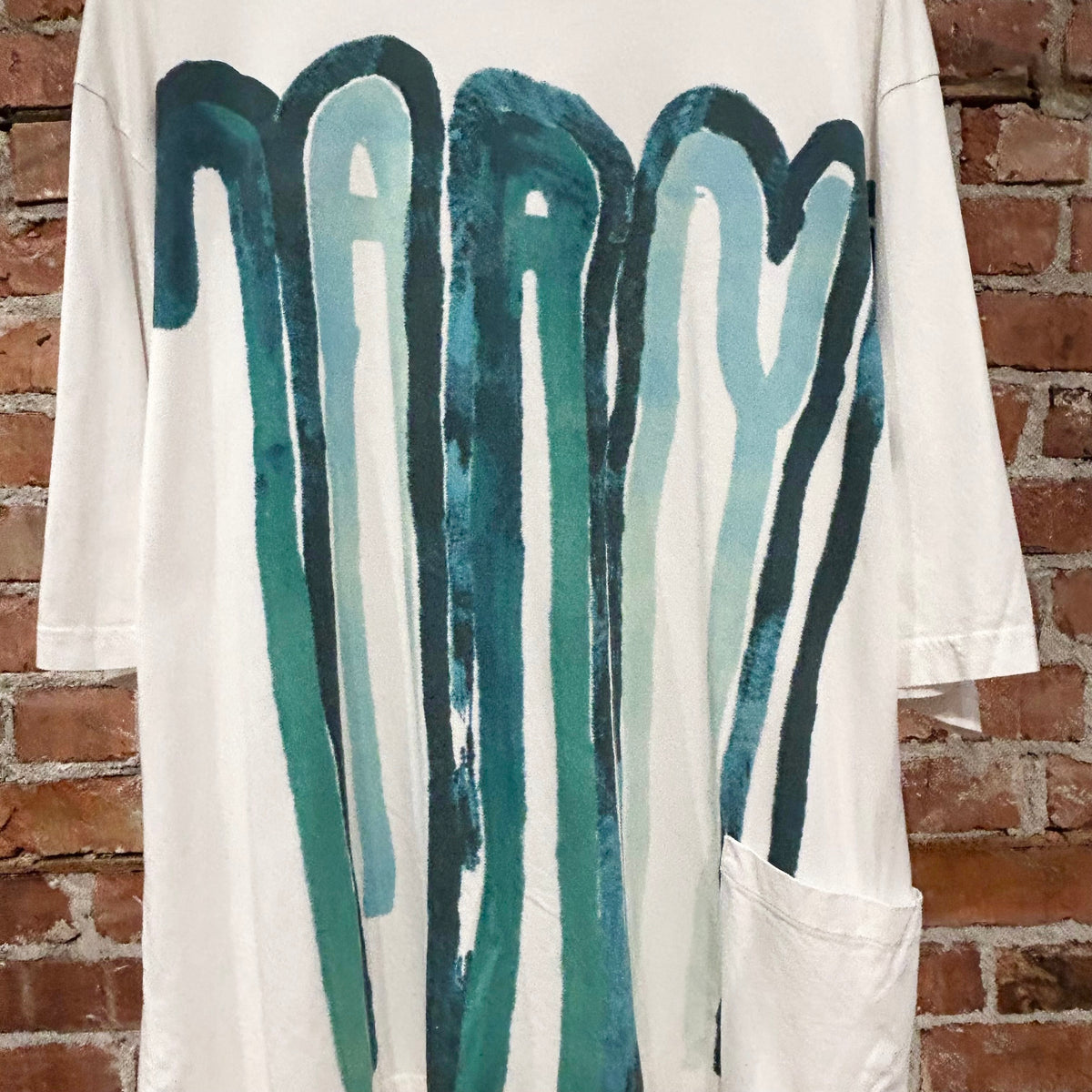 MARNI PAINT LOGO POCKET TEE ‘WHITE’