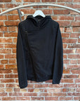 HELMUT LANG ARCHIVE MOTO ZIP HOODIE ‘BLACK’