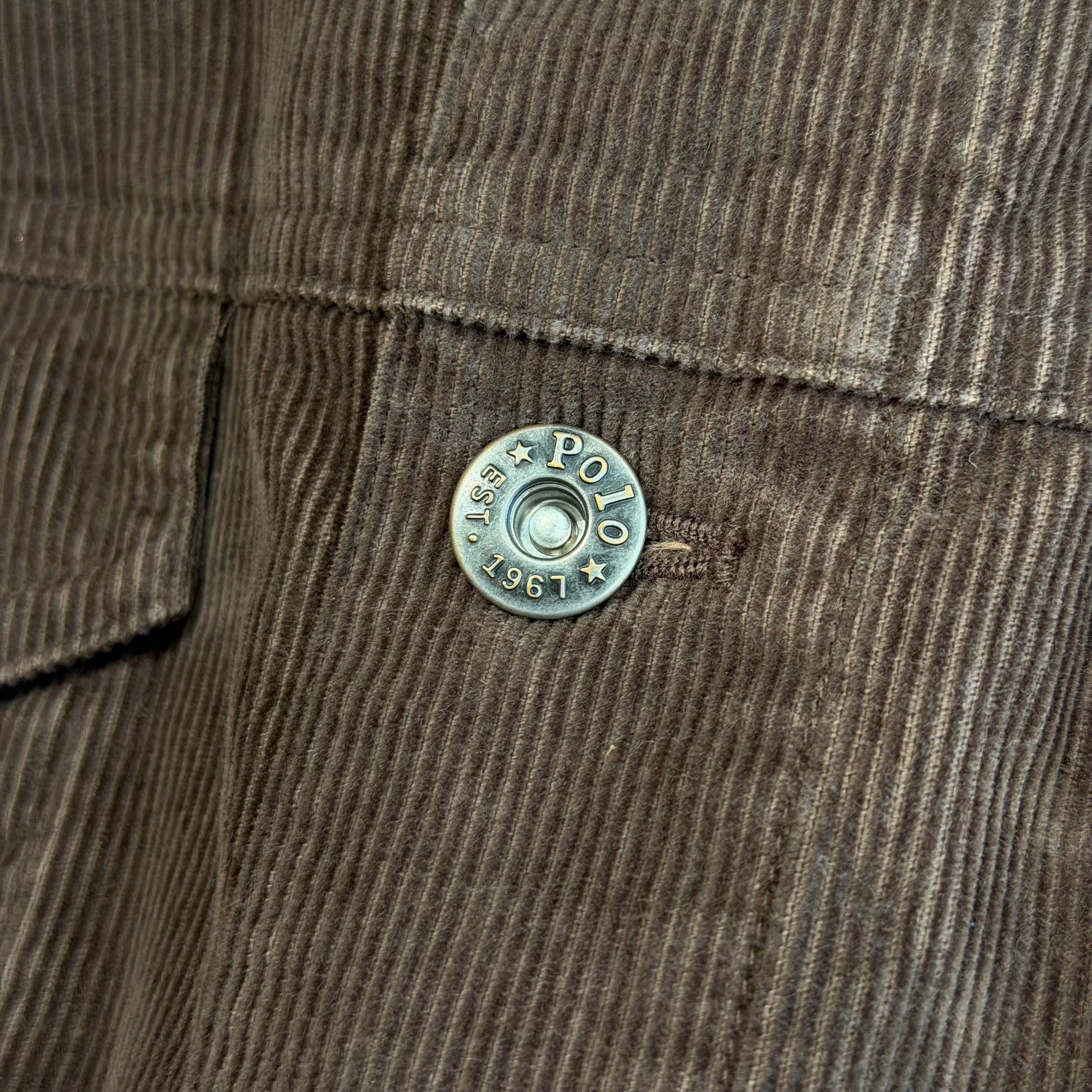 POLO RALPH LAUREN CORDUROY TYPE-3 TRUCKER JACKET ‘BROWN’
