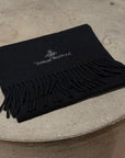 VIVIENNE WESTWOOD WOOL SCARF ‘BLACK’