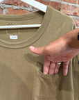 VISVIM JUMBO POCKET TEE ‘KHAKI’
