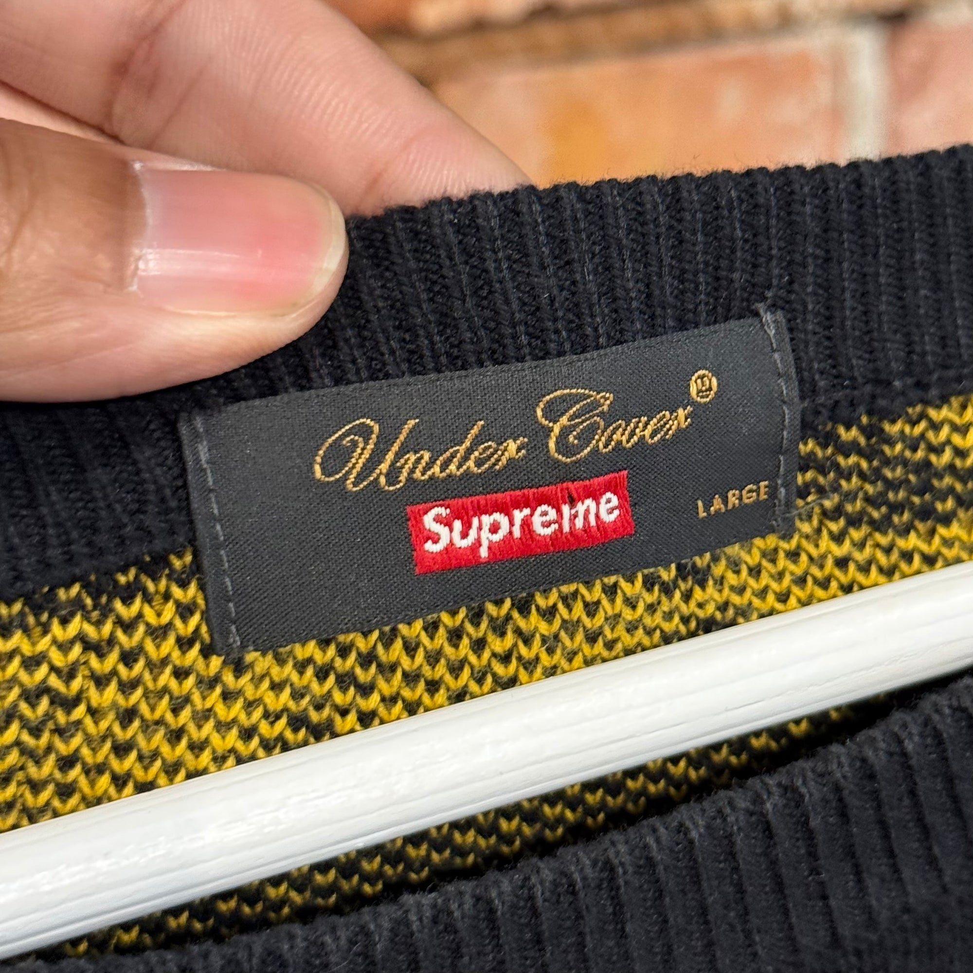 SUPREME X UNDERCOVER SS18 PUBLIC ENEMY KNIT ‘BLACK’