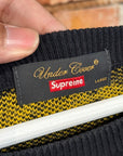 SUPREME X UNDERCOVER SS18 PUBLIC ENEMY KNIT ‘BLACK’