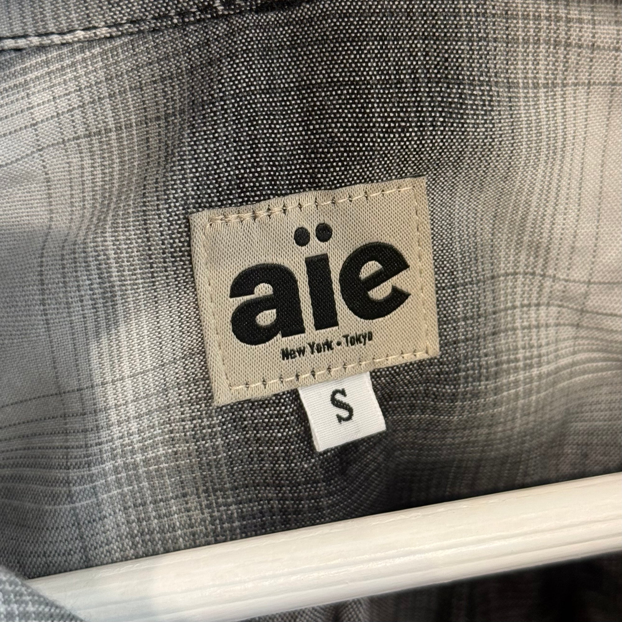 AÏE CONVERTIBLE FLANNEL SHIRT ‘MULTI’