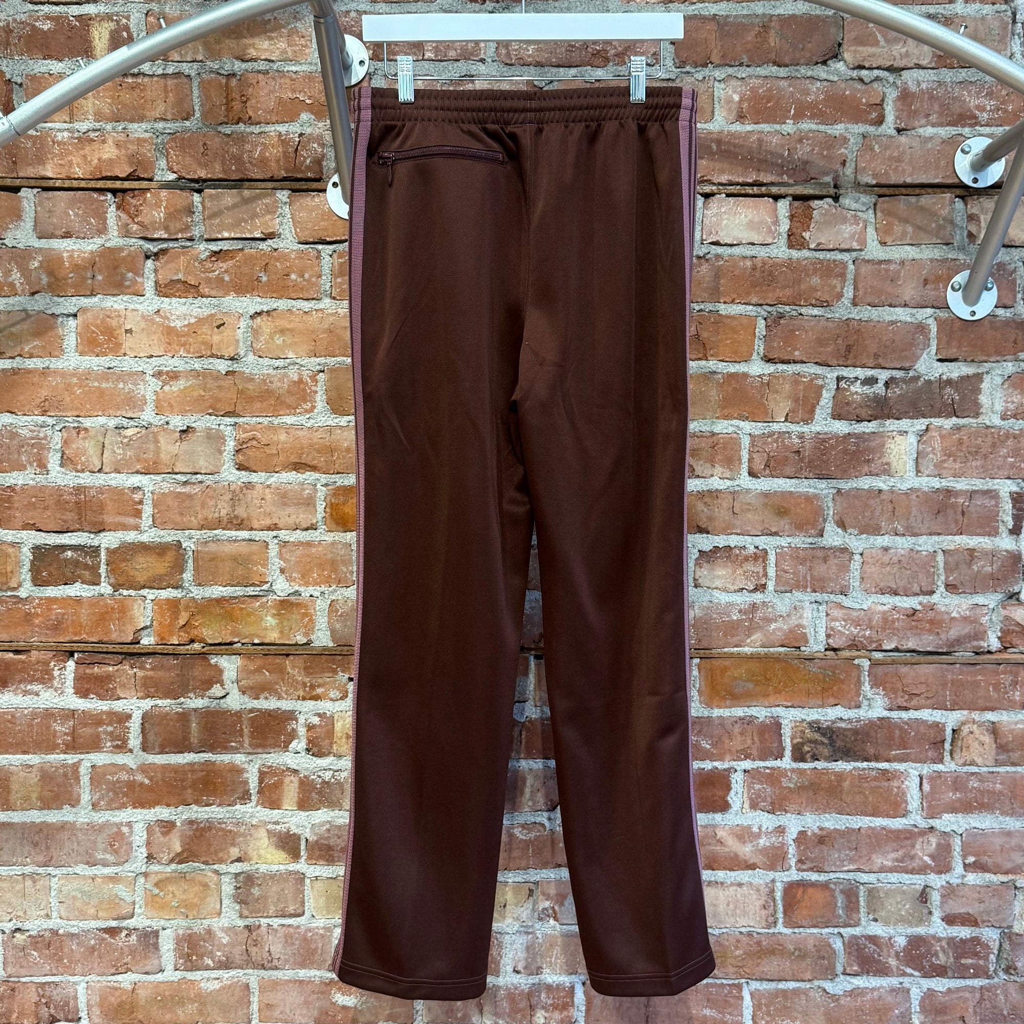 NEEDLES CLASSIC STRAIGHT TRACK PANTS ‘MAROON/PINK’