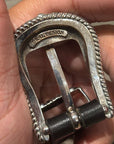 DEAL DESIGN 3-PIECE KING GATE BELT ‘BLACK/SILVER’