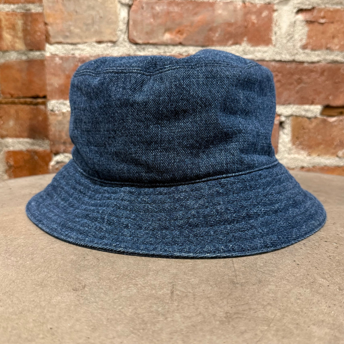 MIU MIU SS25 DENIM BUCKET HAT ‘DARK BLUE’