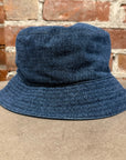 MIU MIU SS25 DENIM BUCKET HAT ‘DARK BLUE’