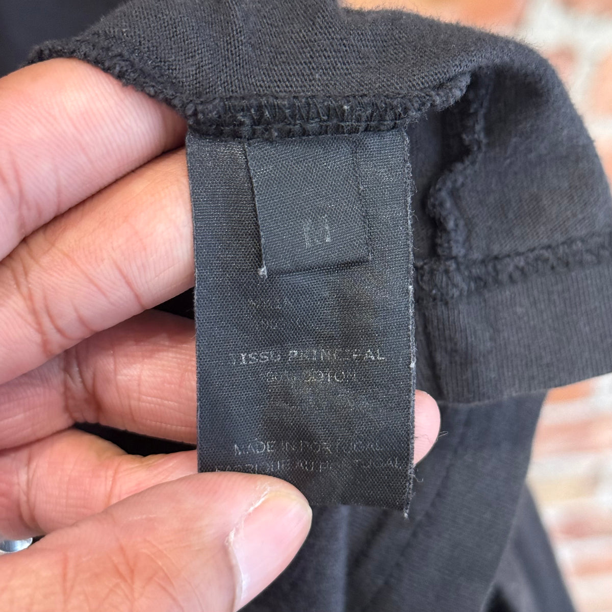 VETEMENTS AW18 HEAVY METAL TOUR HOODIE ‘BLACK’