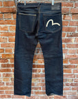 EVISU SELVEDGE ID SINGLE GULL DENIM ‘INDIGO/WHITE’