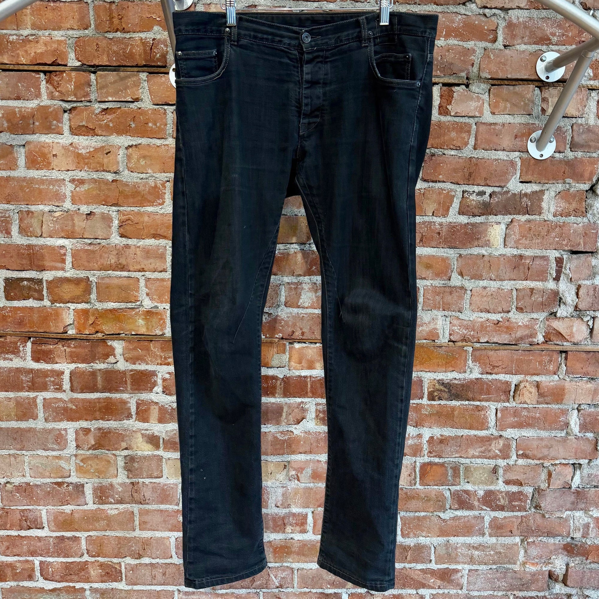 RICK OWENS FW07 EXPLODER DRKSDHW DETROIT DENIM ‘BLACK’