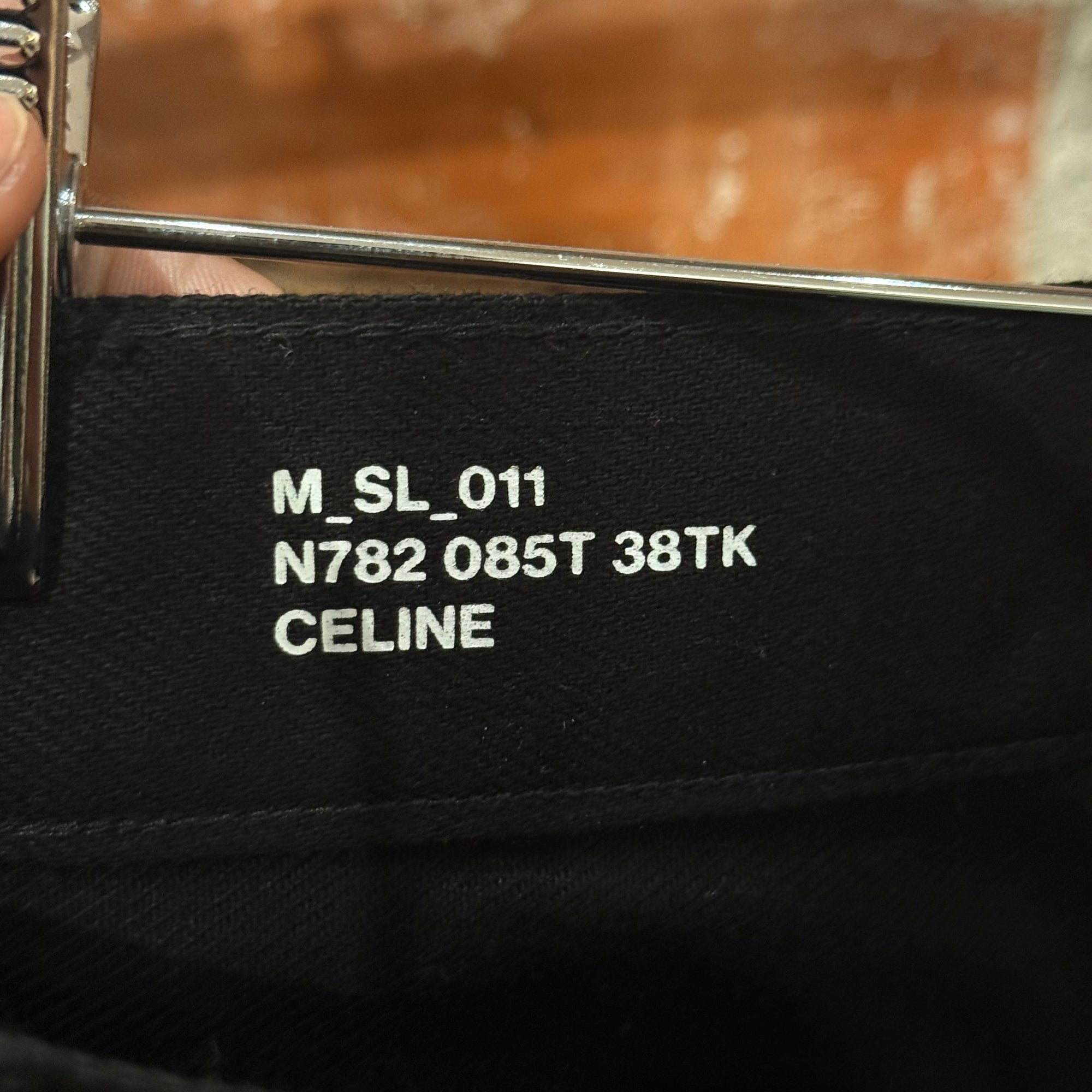 CELINE HEDI COLOR 011 &quot;LOU&quot; JEANS ‘BLACK’