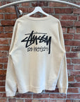 STUSSY LOS ANGELES EXCLUSIVE CREWNECK ‘CREAM’