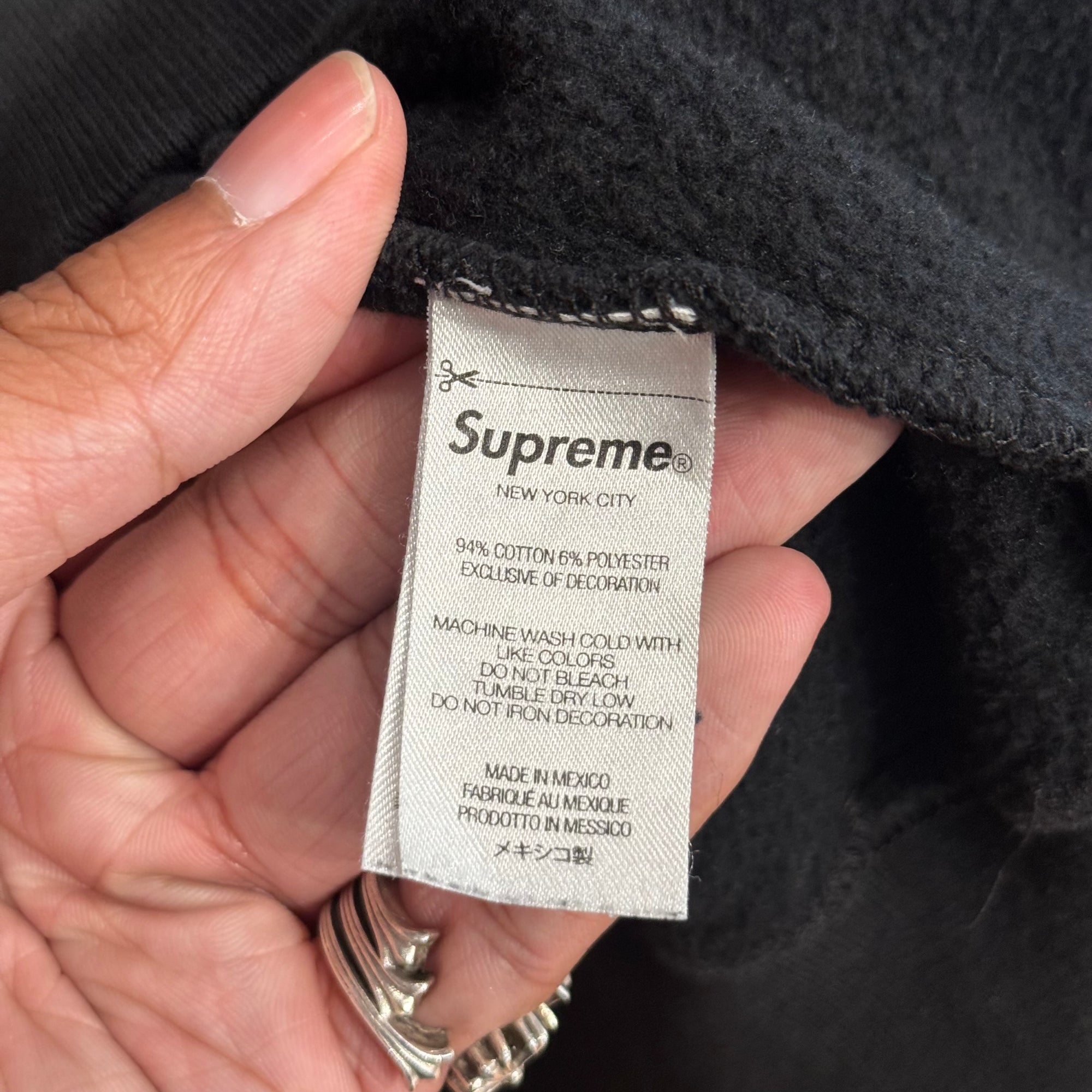 SUPREME X BOUNTY HUNTER FW23 HOODIE ‘BLACK’