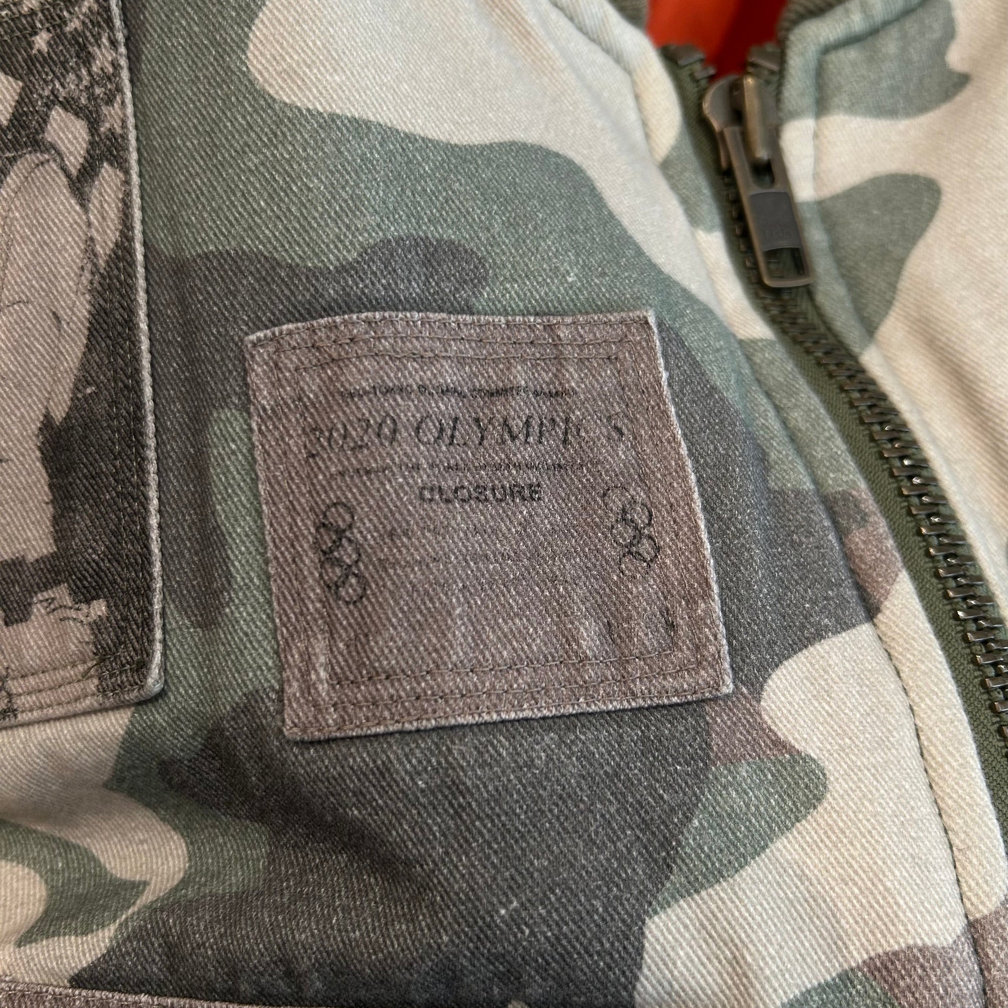 ROUGH SIMMONS AKIRA NEOTOKYO RIOT BOMBER JACKET ‘GREEN CAMO’