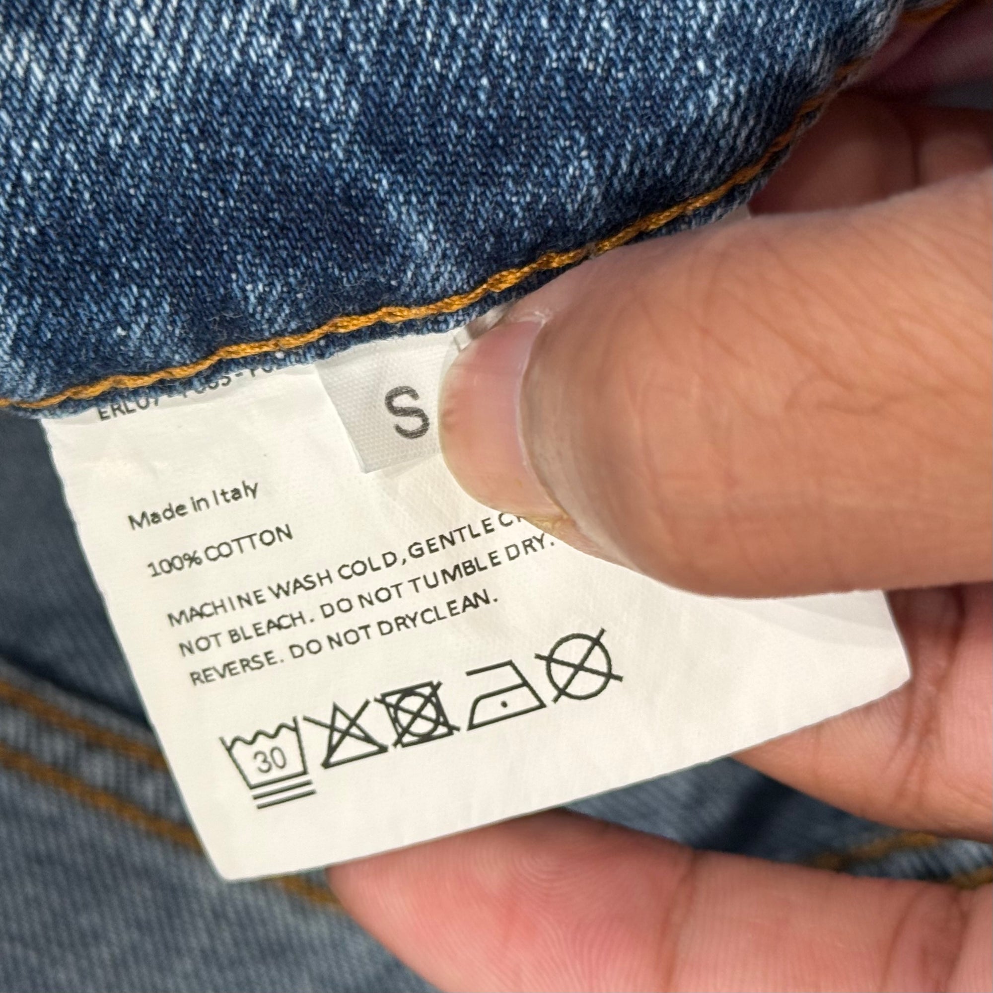 ERL PATCHWORK STARS FLARED DENIM ‘BLUE’