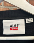 SUPREME X WTAPS FW21 CREWNECK ‘BLACK’