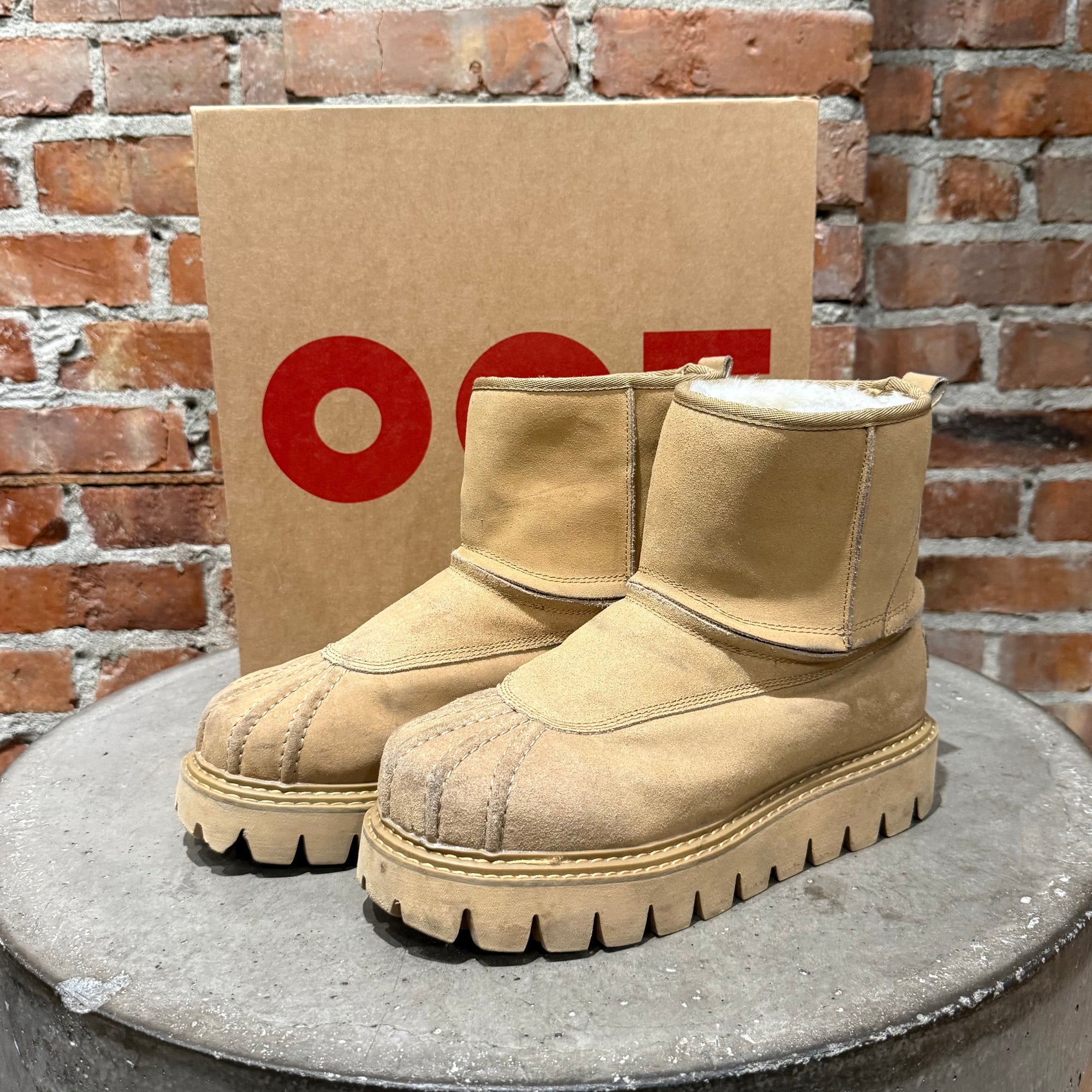 FUGAZI OOF UGG BOOTS ‘CAMEL’