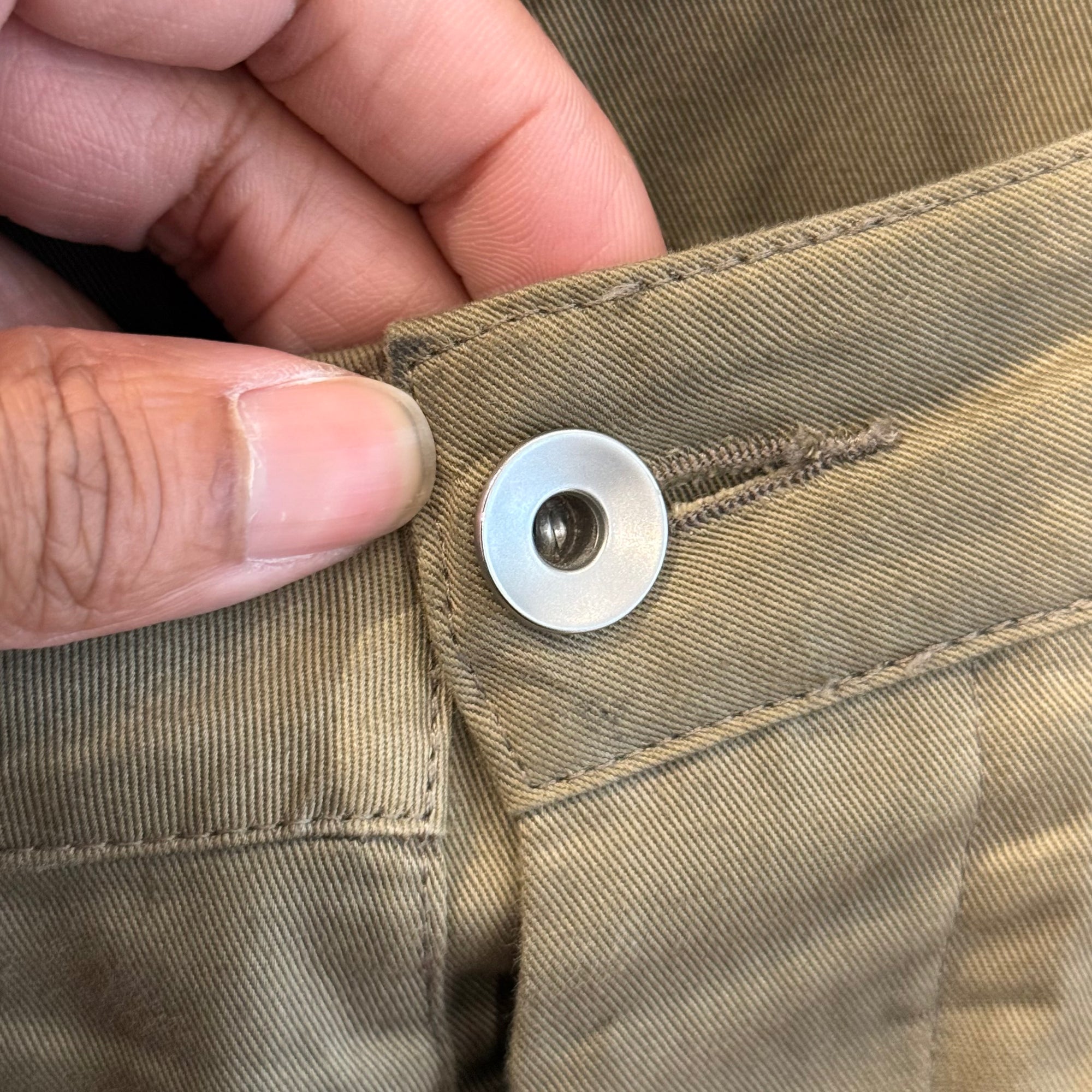 RICK OWENS DRKSHDW CARGO PANTS ‘PALE GREEN’