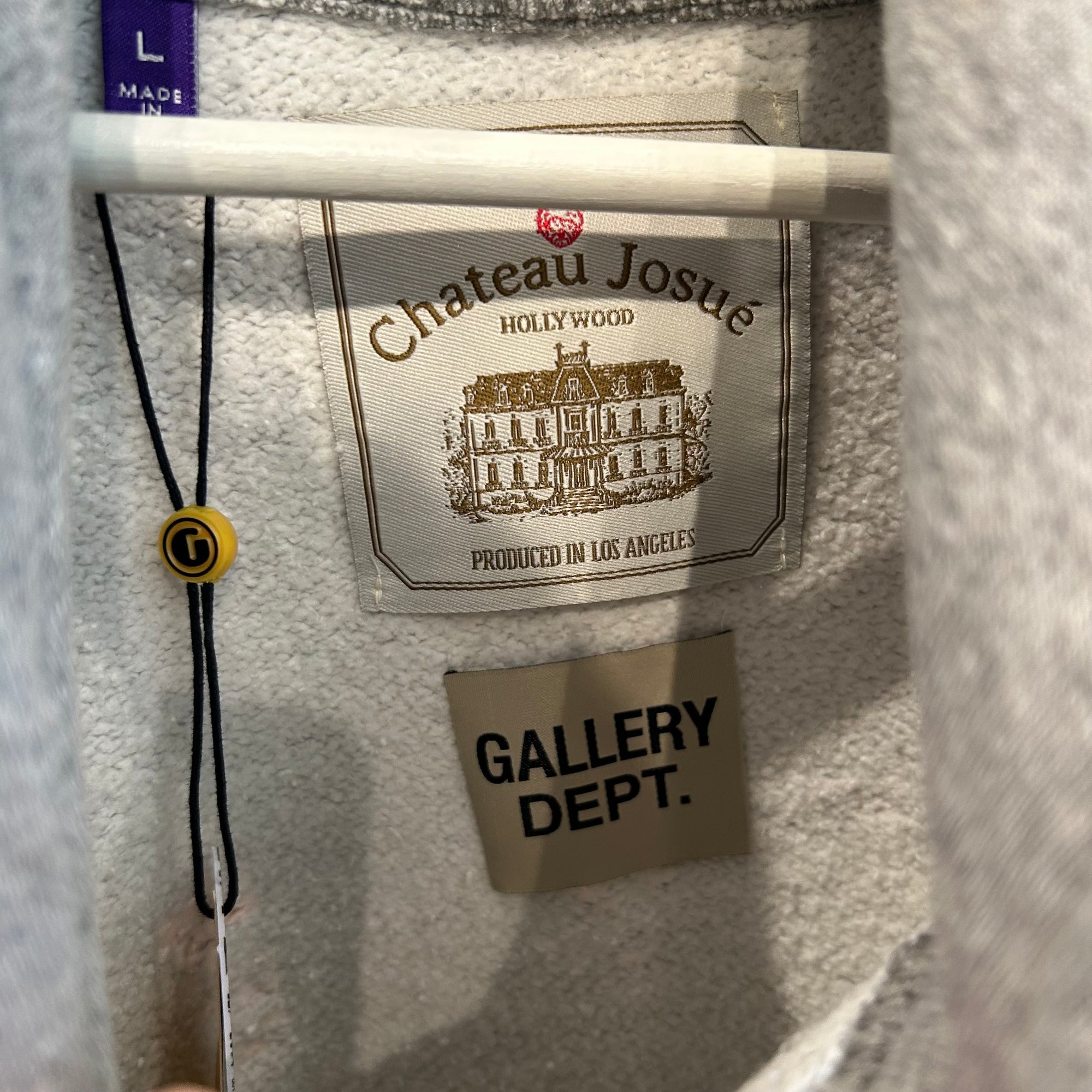 GALLERY DEPT. CHATEAU RANCH PAINTER HOODIE ‘GRAY’
