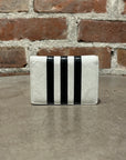 BALENCIAGA X ADIDAS TRIFOLD LAMBSKIN WALLET ‘BLACK/WHITE’
