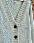 MAISON MARGIELA SS25 BOTANICAL DYE WOOL CARDIGAN ‘BLUE’