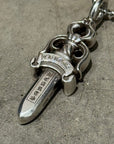 CHROME HEARTS DOUBLE DAGGER NECKLACE ‘SILVER’