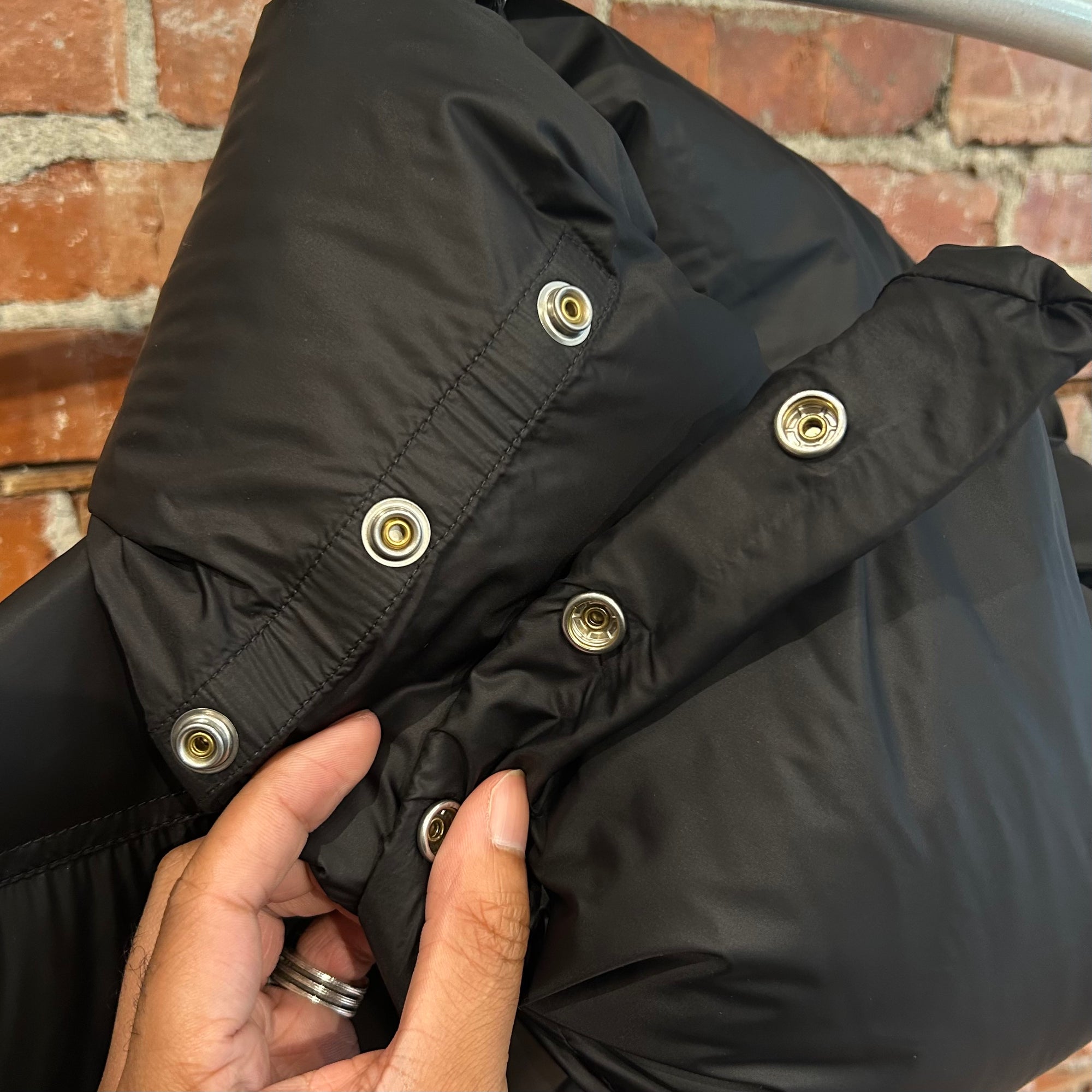 RICK OWENS FW22 STROBE MOUNTAIN DOWN JACKET ‘BLACK’
