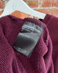 UNDERCOVER AW17 "BRAINWASHED GENERATION" MEDIA IS GOD CREWNECK ‘MAROON’