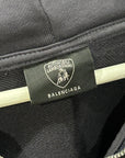 BALENCIAGA X LAMBORGHINI ZIP HOODIE ‘WASHED NAVY’