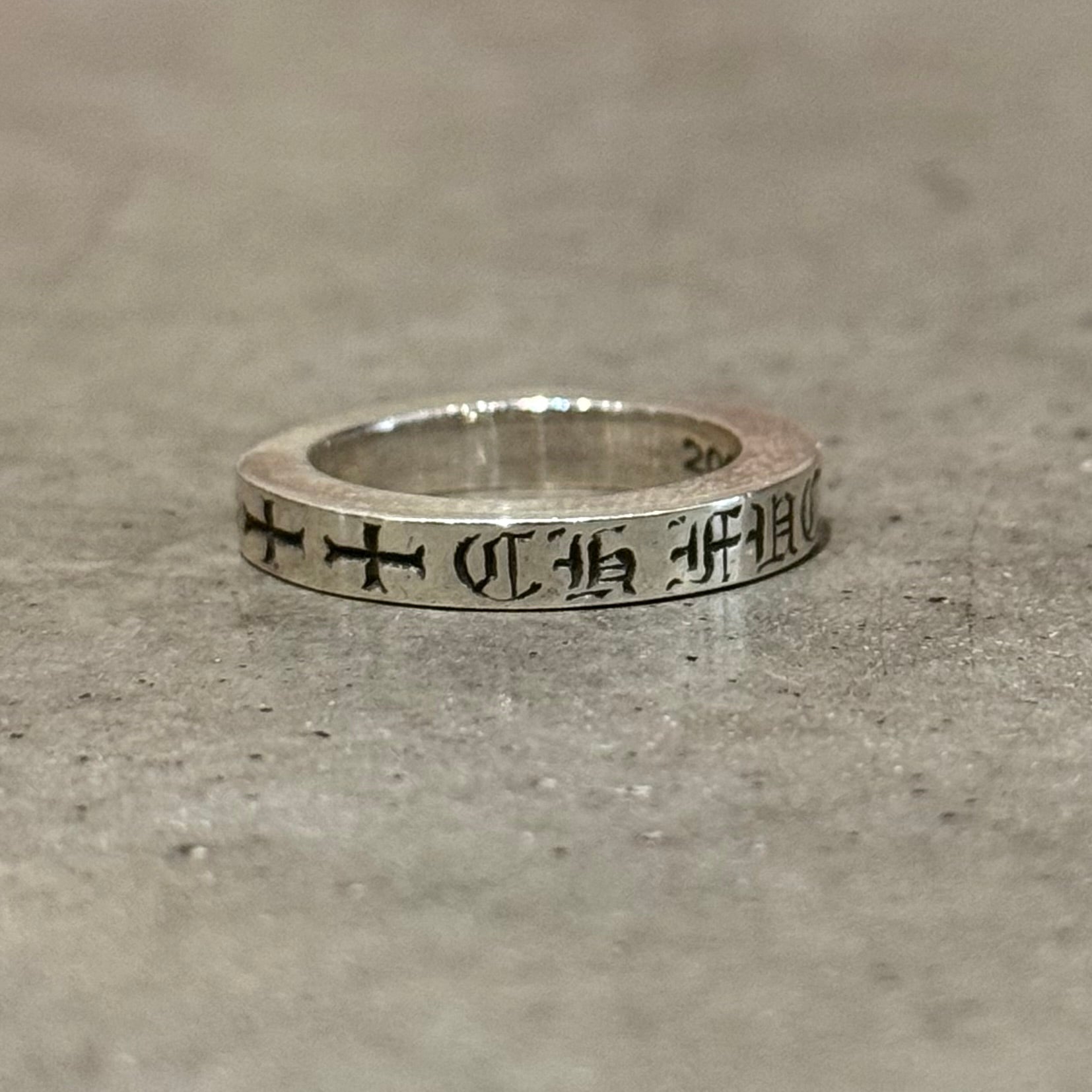 CHROME HEARTS 3MM F*CK YOU SPACER ‘SILVER