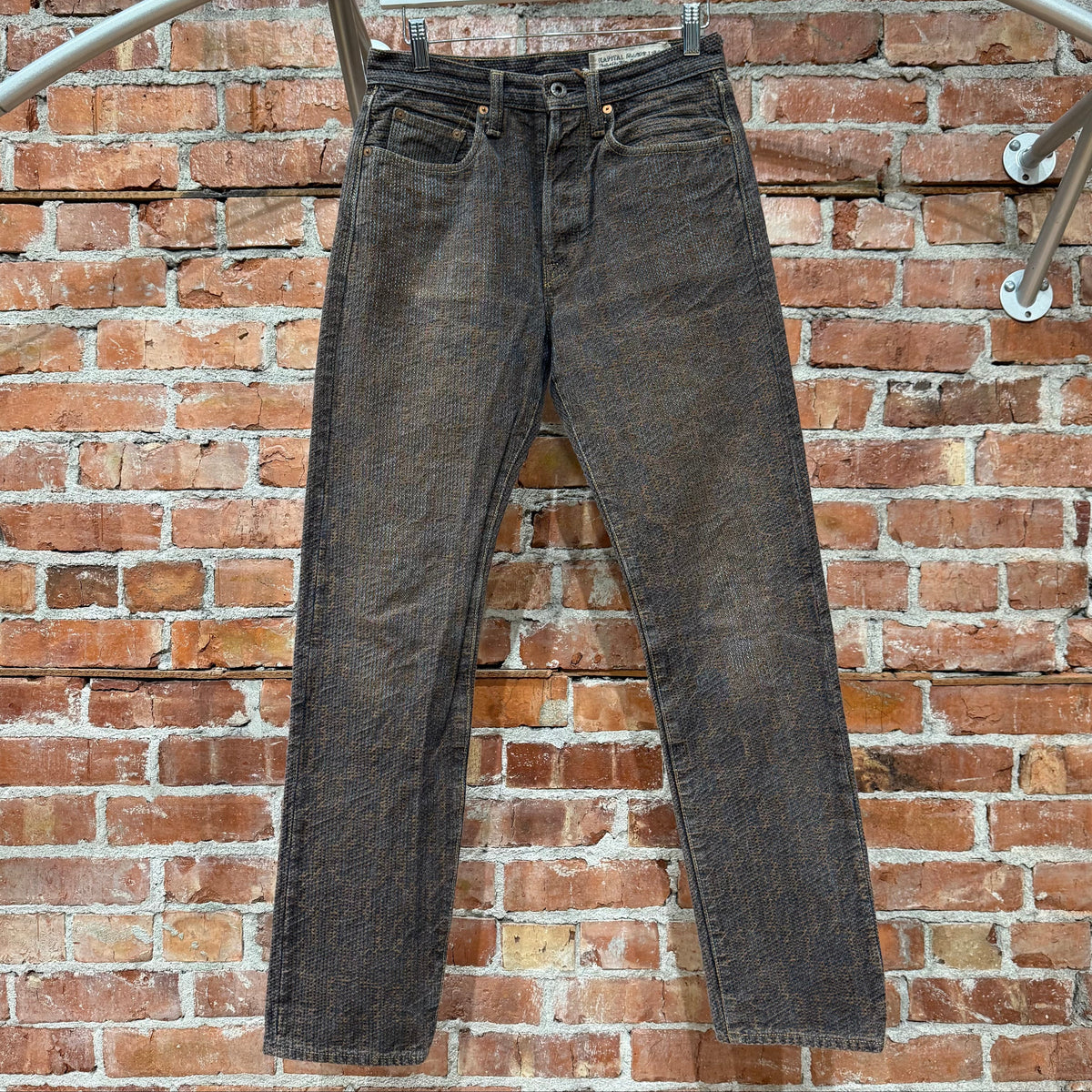 KAPITAL PERSIMMON DYED NO.9 5P CENTURY DENIM ‘BROWN’