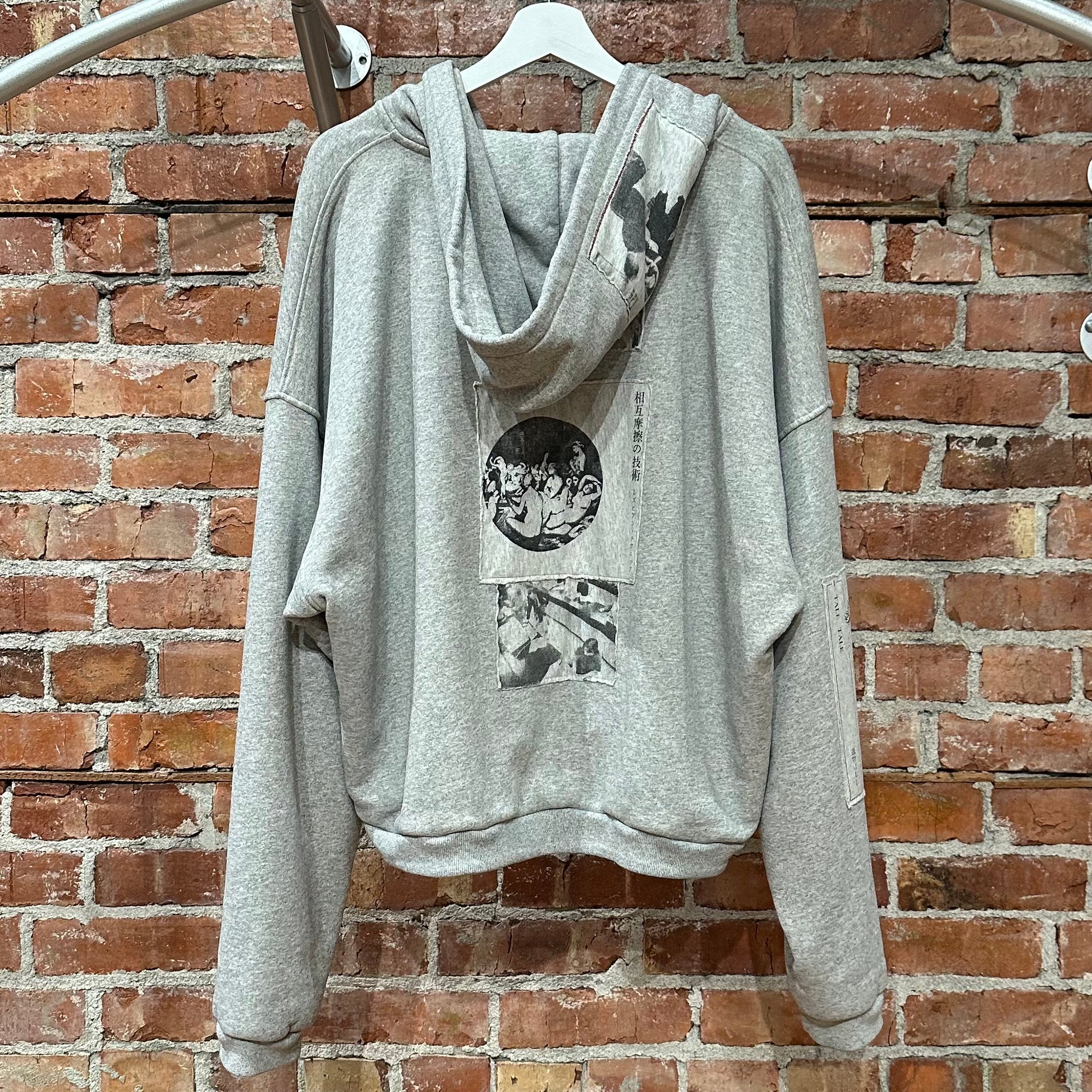 ENFANTS RICHES DÉPRIMÉS FW25 ASSEMBLAGE HOODIE ‘GREY’
