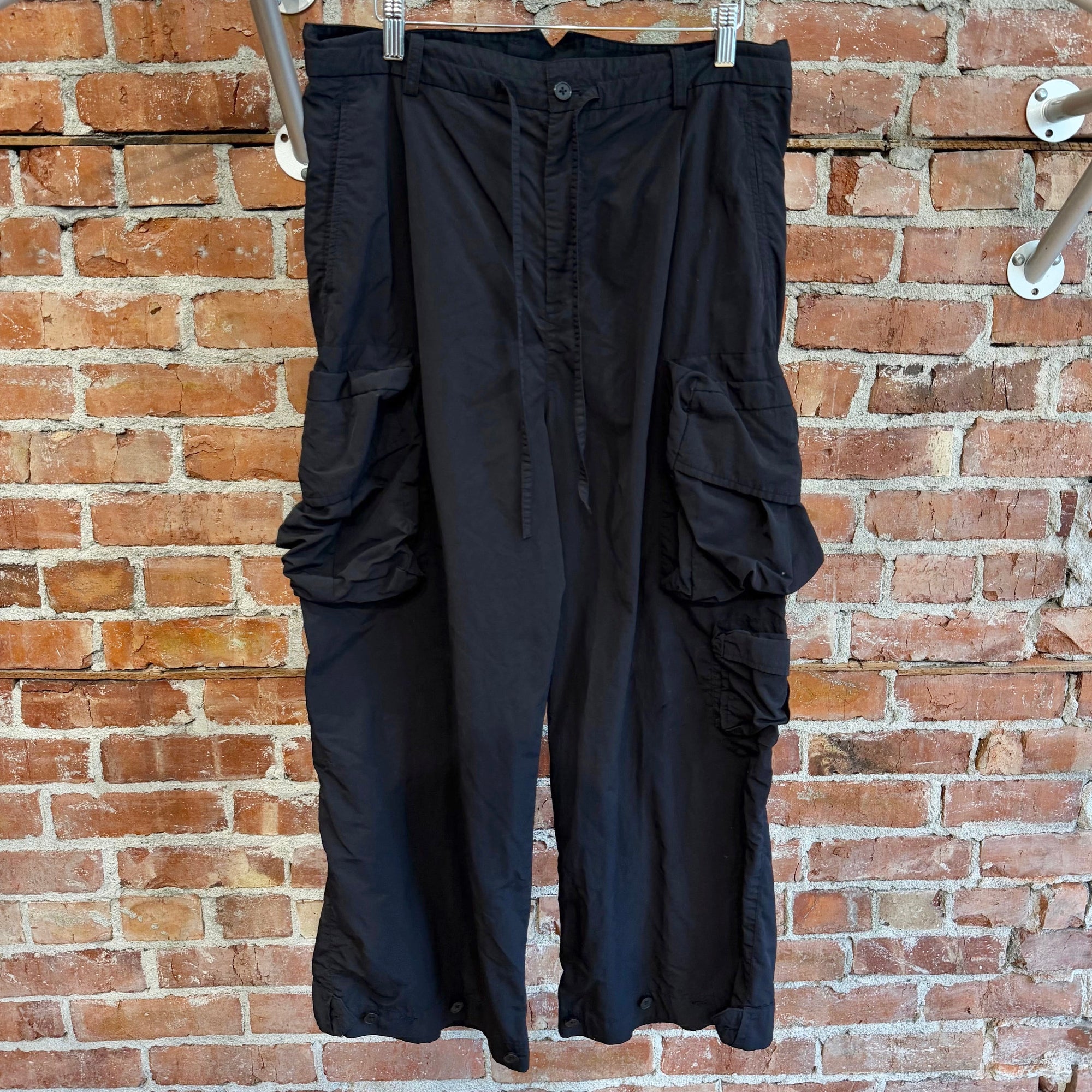 YOHJI YAMAMOTO Y-3 BAGGY CARGO PANTS ‘BLACK’