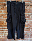 YOHJI YAMAMOTO Y-3 BAGGY CARGO PANTS ‘BLACK’